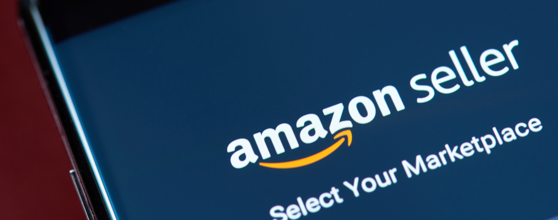 Amazon Seller Konto auf Smartphone