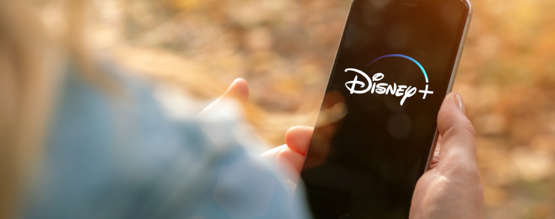Streamingdienst Disney+ auf einem Handy