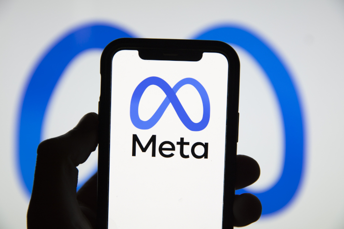 Meta auf Smartphone