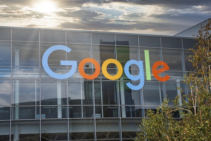 Google-Logo an Zentrale