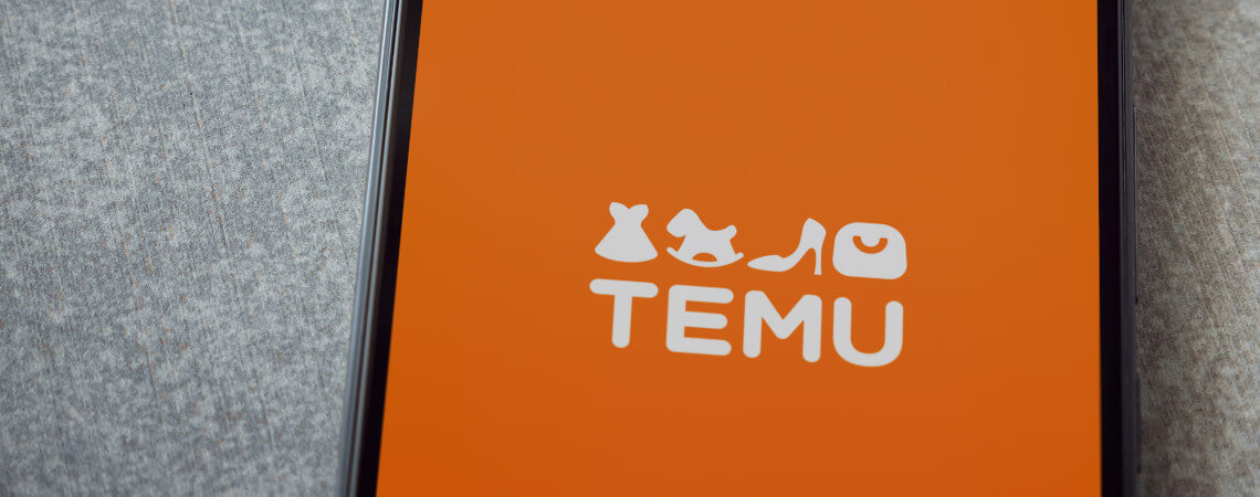 Logo von Temu: Der Billig-Marktplatz wurde von Verbraucherschützern abgemahnt.