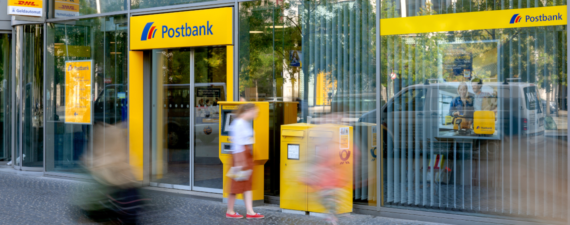 Postbank Filiale in Innenstadt