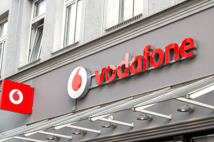 Shop des Internetanbieters Vodafone