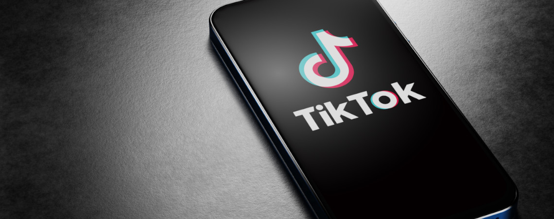 TikTok auf Smartphone