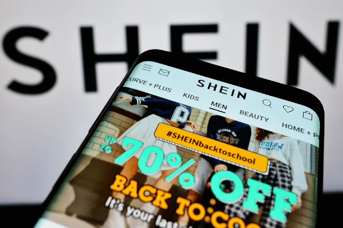 Online-Auftritt des Billigmode-Anbieters Shein: Das Unternehmen wurde nun abgemahnt