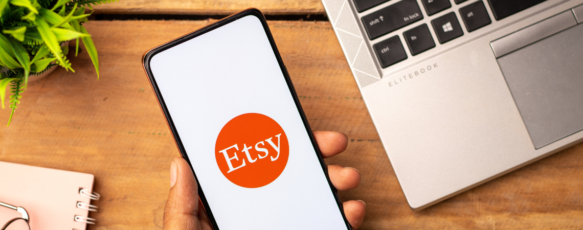 Etsy-Logo auf Smarthone 