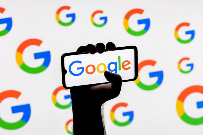 Google auf Smartphone