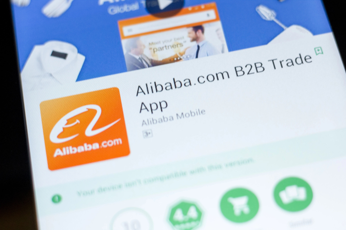 Alibaba.com App auf Smartphone