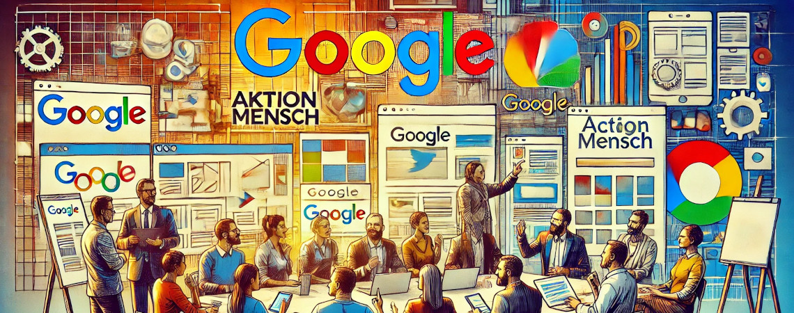 Google und die Aktion Mensch sitzen am Tisch und prüfen Webseiten wie Asos, Ikea oder QVC, ob sie barrierefrei sind