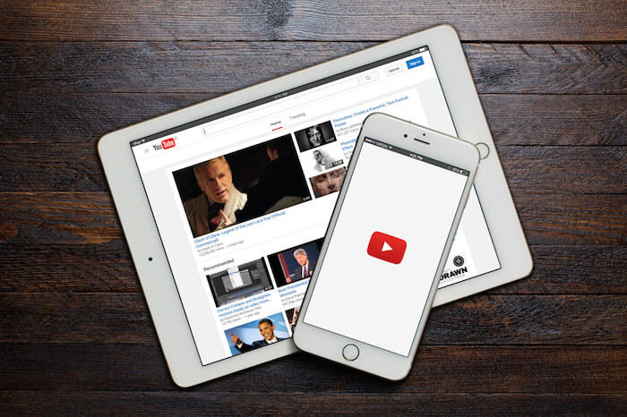 YouTube auf Tablet und Smartphone