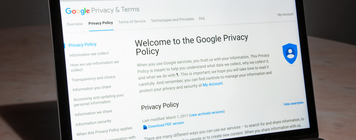 Google Privatsphäre